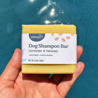Dog Shampoo Bar with Oatmeal & Lavender