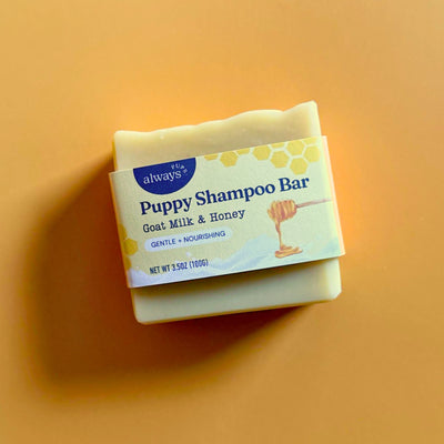 Puppy Shampoo and Conditioner Bar Set with Paw Balm