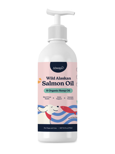 A bottle of Wild Alaskan Salmon Oil with Organic Hemp Seed and Vitamin E