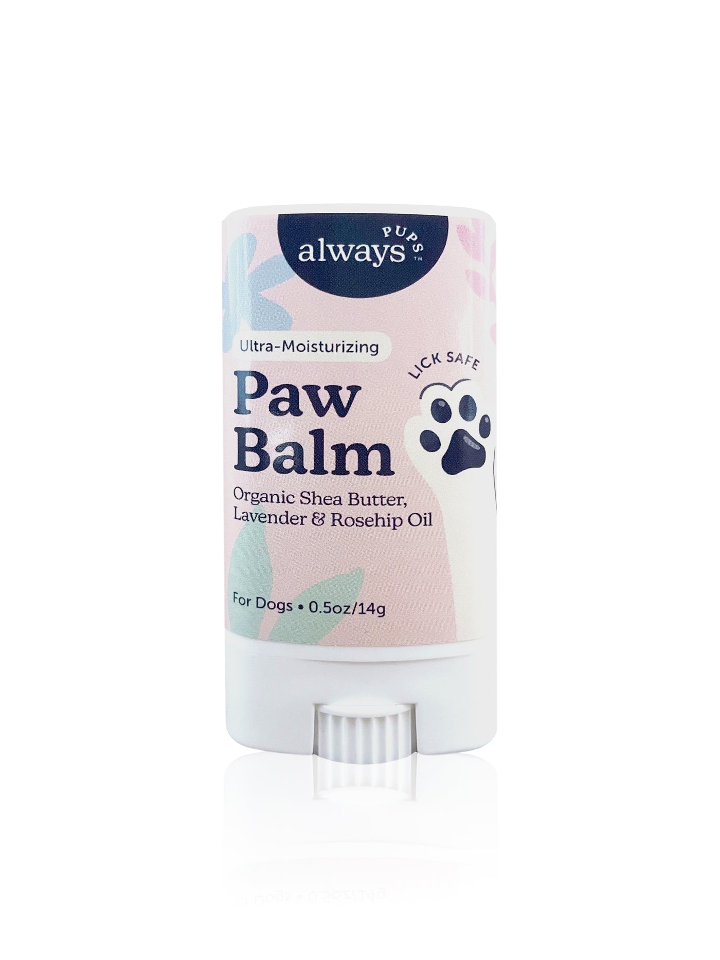 AlwaysPups All Natural Organic Paw Balm for Dogs - 0.5oz in a twist-up tube